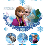 A4 tortaostya szett – Jégvarázs 3