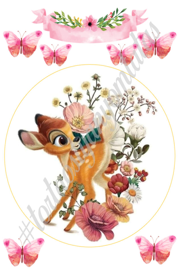 A4 tortaostya szett – Bambi 1