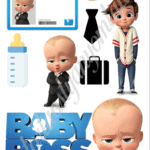 A4 tortaostya szett – Bébiúr