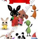 A4 tortaostya szett – Bing nyuszi 2