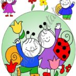 A4 tortaostya szett – Bogyó és Babóca 1