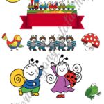 A4 tortaostya szett – Bogyó és Babóca 2