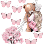 A4 tortaostya szett – Csajos 1