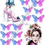 A4 tortaostya szett – Csajos 2