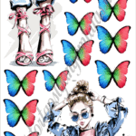 A4 tortaostya szett – Csajos 3