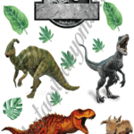 A4 tortaostya szett – Dinoszauruszok 2