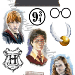 A4 tortaostya szett – Harry Potter 2