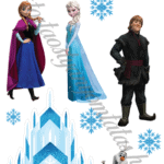 A4 tortaostya szett – Jégvarázs 2