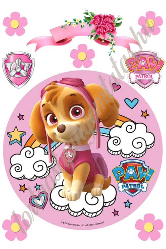 A4 tortaostya szett – Mancs őrjárat 2