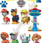 A4 tortaostya szett – Mancs őrjárat 3