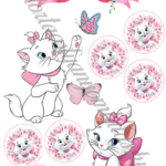 A4 tortaostya szett – Marie cat 2