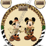 A4 tortaostya szett – Mickey & Minnie 1