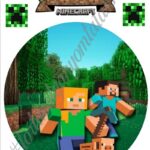 A4 tortaostya szett – Minecraft 1