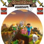 A4 tortaostya szett – Minecraft 5
