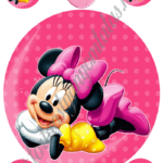 A4 tortaostya szett – Minnie 2