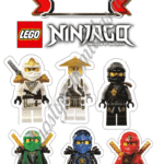 A4 tortaostya szett – Ninjago 1