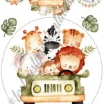 A4 tortaostya szett – Safari 2