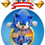 A4 tortaostya szett – Sonic 1