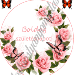 A4 tortaostya szett – Születésnap Női 2