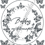 A4 tortaostya szett – Születésnap Női 3