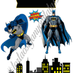 A4 tortaostya szett – Szuperhősök Batman 1