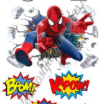 A4 tortaostya szett – Szuperhősök Pókember 1