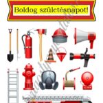 A4 tortaostya szett – Tűzoltó 1