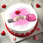 A4 Valentin-napi tortaostya szett