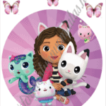 A4 tortaostya szett – Gabi babaháza 1