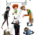 A4 tortaostya szett – Hotel Transylvania 1