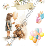 A4 tortaostya szett – Macis 2