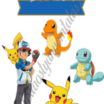 A4 tortaostya szett – Pokémon 1