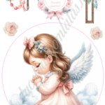 A4 tortaostya szett – Keresztelő 3