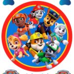 A4 tortaostya szett – Mancs őrjárat 5