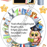 A4 tortaostya szett – Ballagás, irány a suli 9