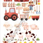 A4 tortaostya szett – Farm 2