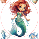 A4 tortaostya szett – Hableány 1