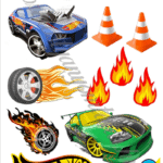 A4 tortaostya szett – Hot Wheels 1