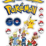 A4 tortaostya szett – Pokémon 3