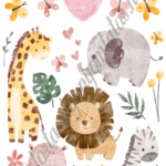 A4 tortaostya szett – Safari 3