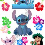 A4 tortaostya szett – Stitch 1