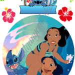 A4 tortaostya szett – Stitch 2