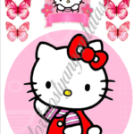 A4 tortaostya szett – Hello Kitty 1