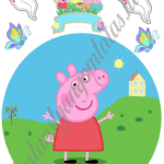 A4 tortaostya szett – Peppa malac 2