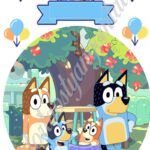 A4 tortaostya szett – Bluey 1