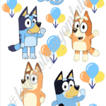 A4 tortaostya szett – Bluey 2