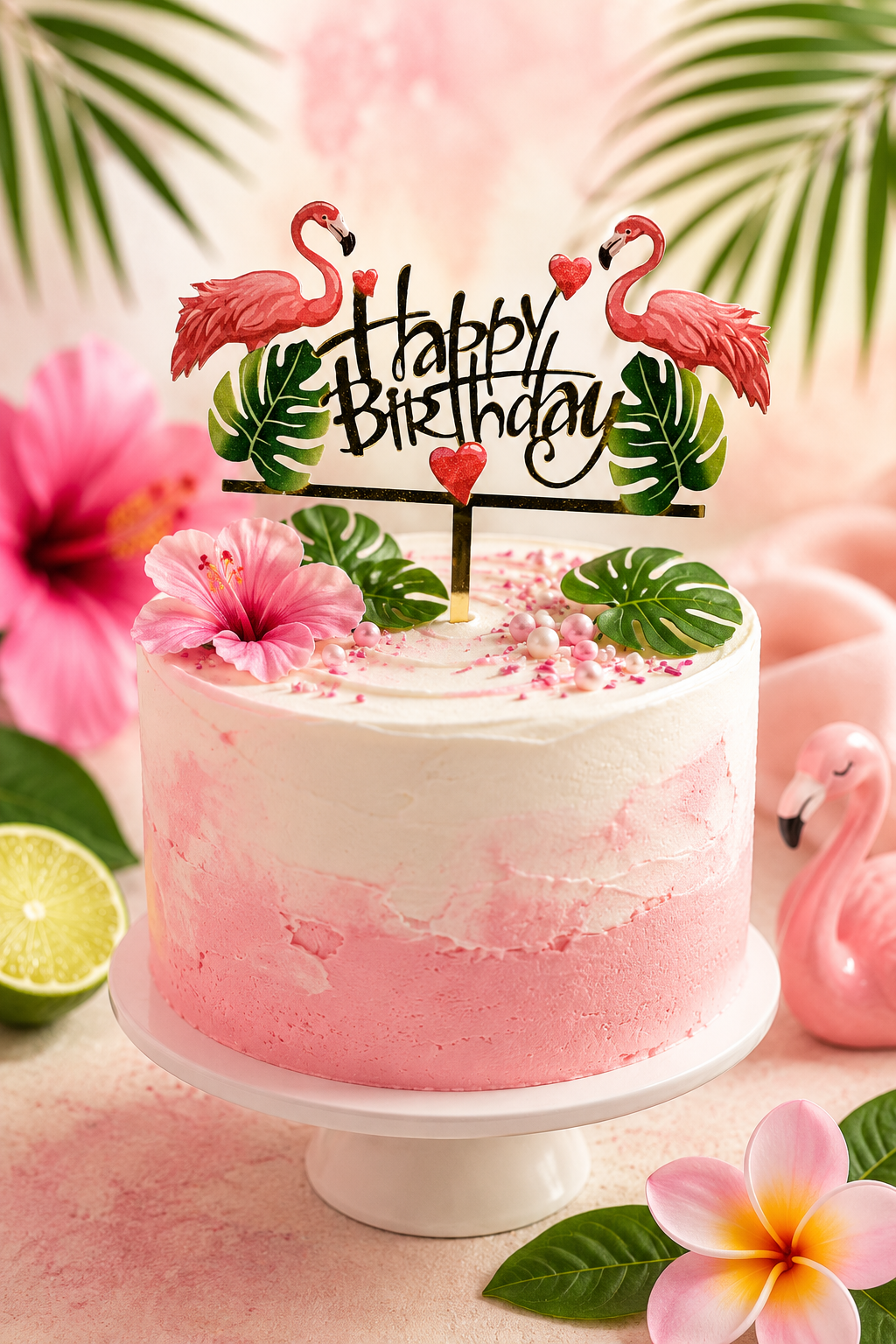 ChatGPT Image 2026. jún. 16. 09_35_36 Happy birthday tortabeszúró - Flamingó - Image 1
