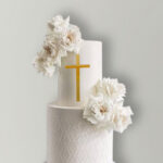 Kereszt tortacharm (arany)