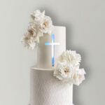 Kereszt tortacharm (ezüst)