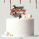 Műanyag tortabeszúró-Happy Halloween